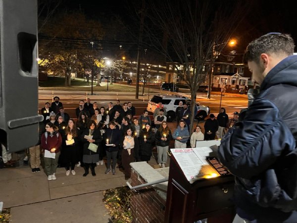 Rutgers University Hosts Candlelight Vigil in Memory of Rabbi Tzvi Kogan